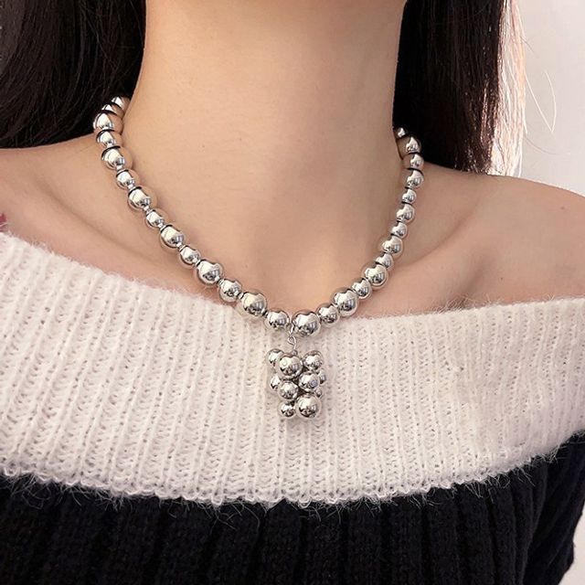 Pendant Alloy Choker Bead