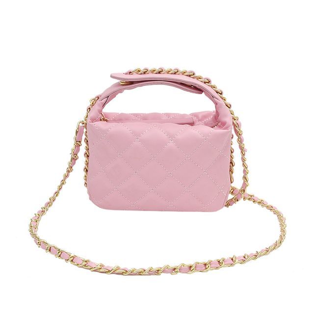 Chain Strap Quilted Crossbody Bag
