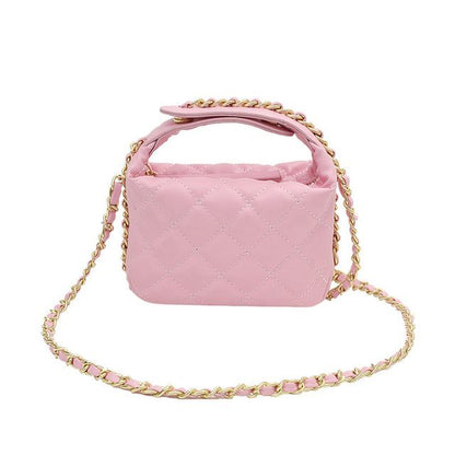 Chain Strap Quilted Crossbody Bag