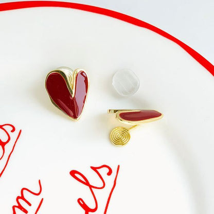 Heart Alloy Earring