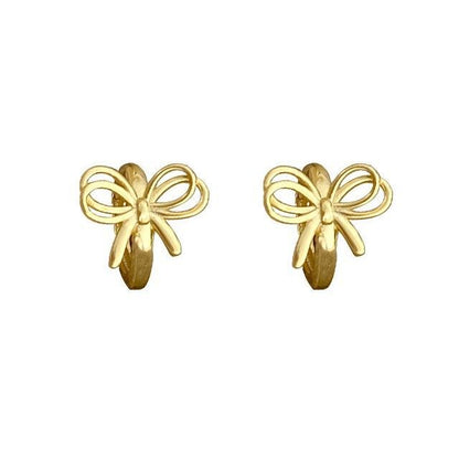 Bow Sterling Silver Earring