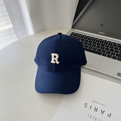 Lettering Embroidered Cap Baseball
