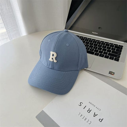 Lettering Embroidered Cap Baseball