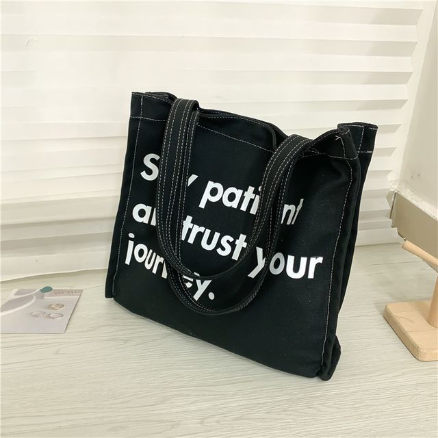 Lettering Tote Bag