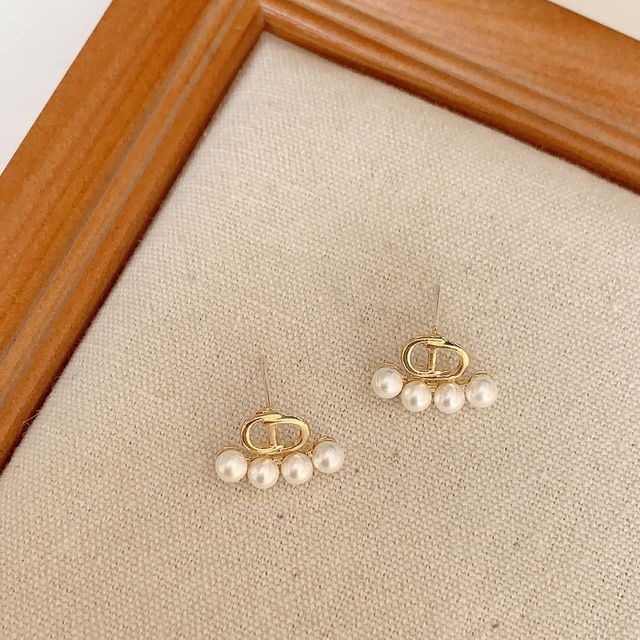 Faux Pearl Alloy Earring (various designs)