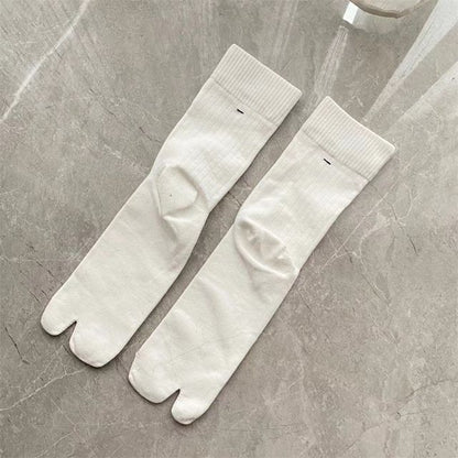 Plain Split-Toe Socks