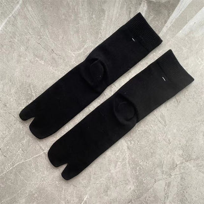 Plain Split-Toe Socks