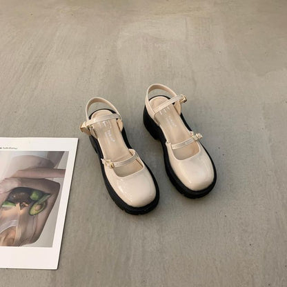 Platform Chunky Heel Mary Jane Shoes
