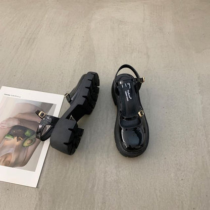 Platform Chunky Heel Mary Jane Shoes
