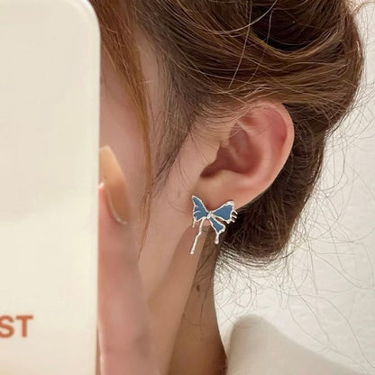 Butterfly Stud Earring / Clip-On Earring