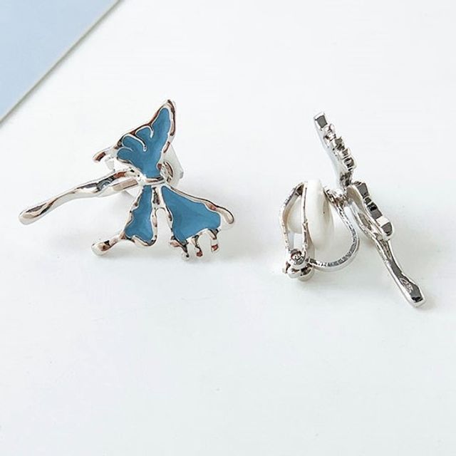 Butterfly Stud Earring / Clip-On Earring