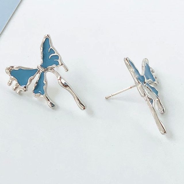 Butterfly Stud Earring / Clip-On Earring
