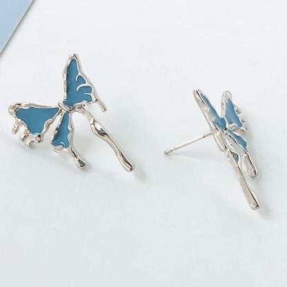 Butterfly Stud Earring / Clip-On Earring