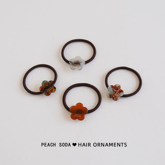 Floral Acetate Hair Tie