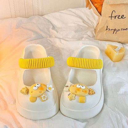 Platform Two Tone Sandals