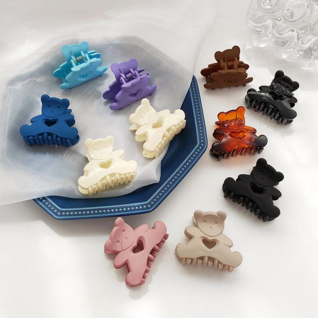 Matte Bear Hair Clamp