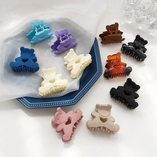 Matte Bear Hair Clamp