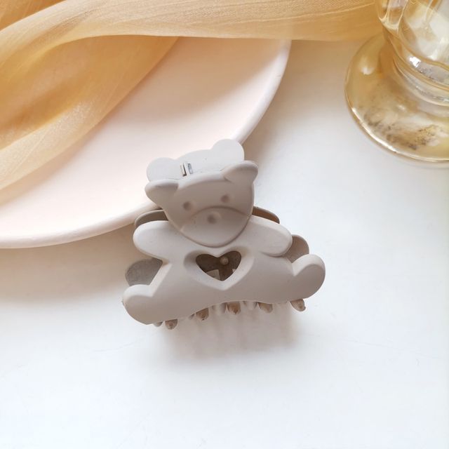 Matte Bear Hair Clamp