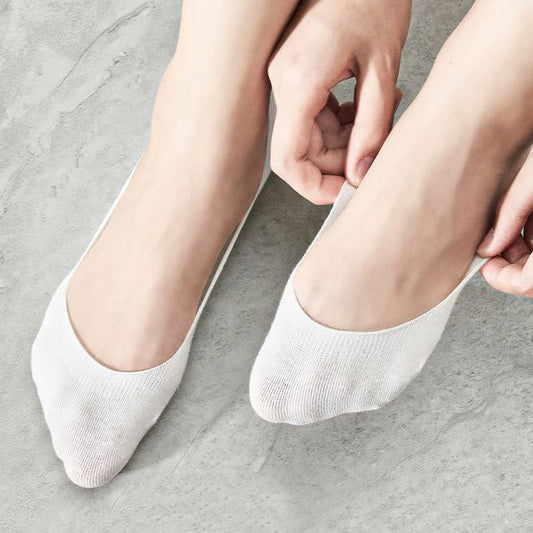 Plain No Show Socks Set