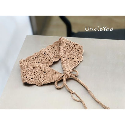 Eyelet Knit Headband