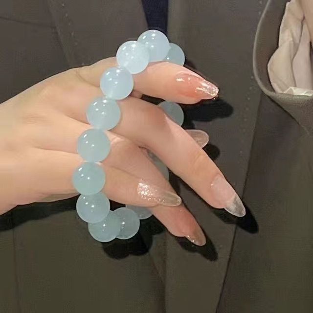 Faux Gemstone Bead Bracelet