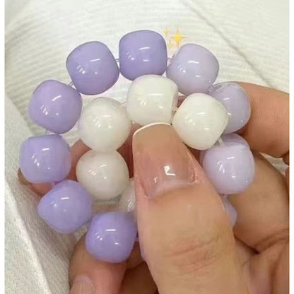 Faux Gemstone Bead Bracelet