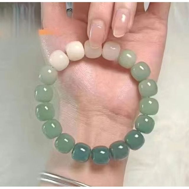 Faux Gemstone Bead Bracelet