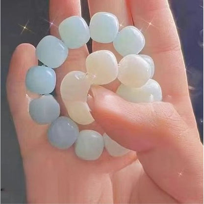 Faux Gemstone Bead Bracelet