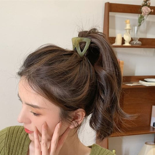 Triangle Acrylic Hair Clamp