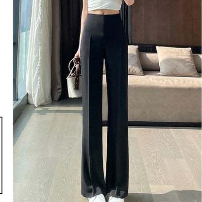 High Rise Plain Flared Pants (Various Designs)