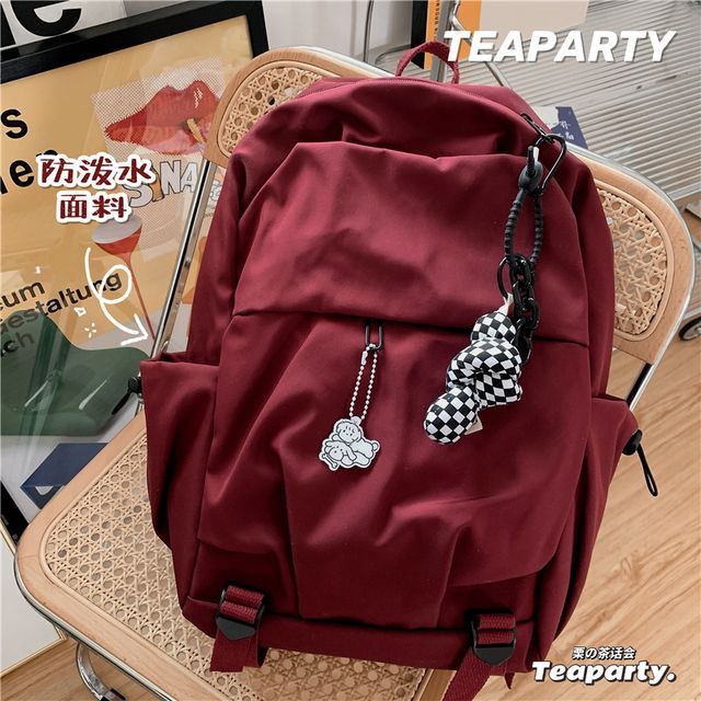 Plain Backpack / Bag Charm / Set