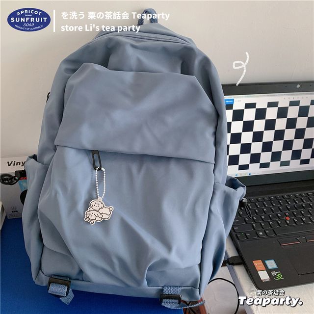 Plain Backpack / Bag Charm / Set