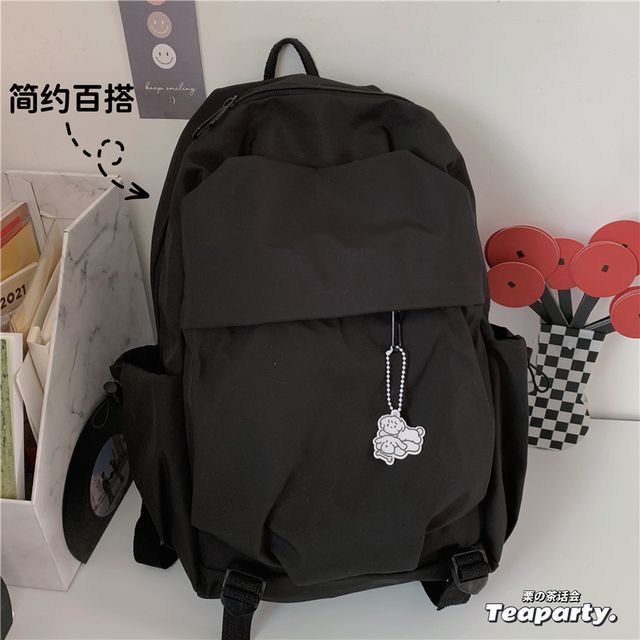 Plain Backpack / Bag Charm / Set