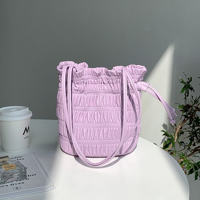 Drawstring Bucket Bag