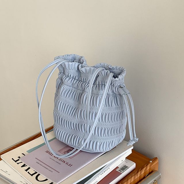 Drawstring Bucket Bag