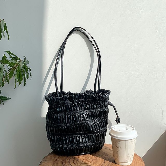 Drawstring Bucket Bag