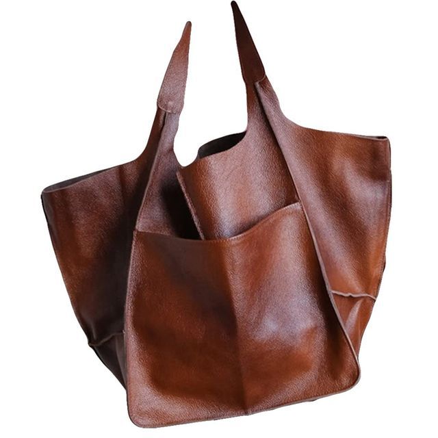 Faux Leather Tote Bag