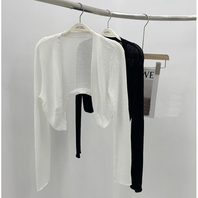 Plain Bolero Cardigan