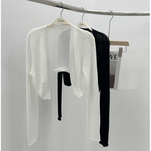 Plain Bolero Cardigan