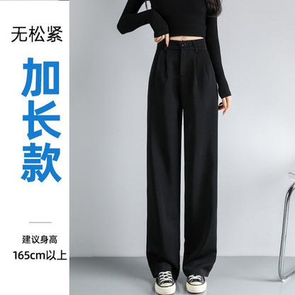 High Waist Plain Wide Leg Slacks (Various Designs)