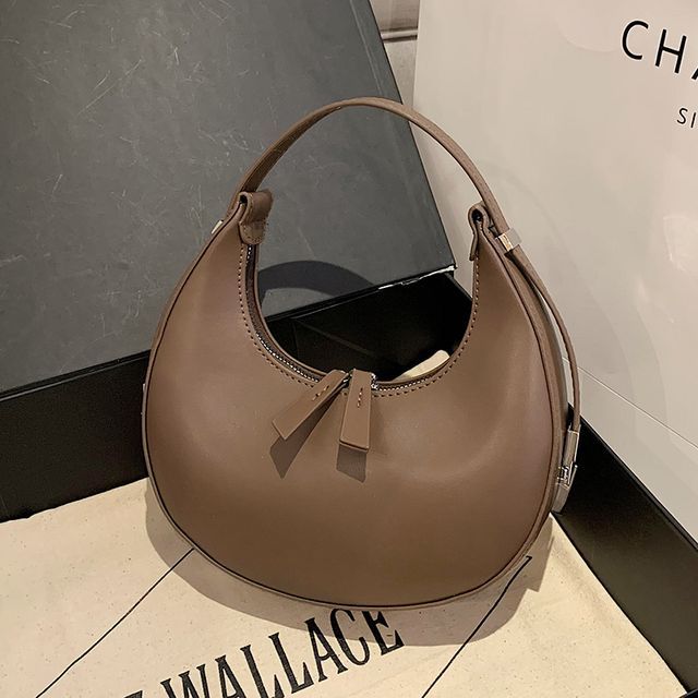 Bag Faux Shoulder Leather Zip