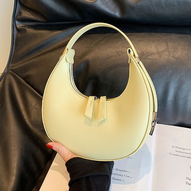 Bag Faux Shoulder Leather Zip