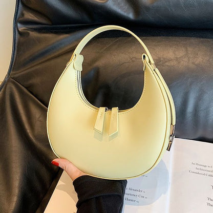 Bag Faux Shoulder Leather Zip