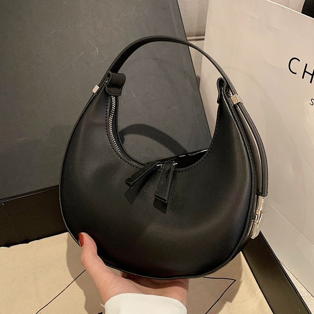 Bag Faux Shoulder Leather Zip