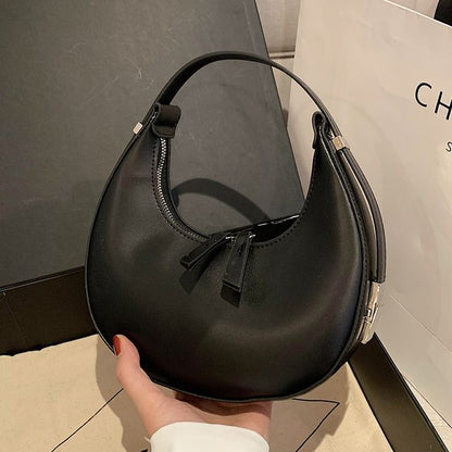 Bag Faux Shoulder Leather Zip