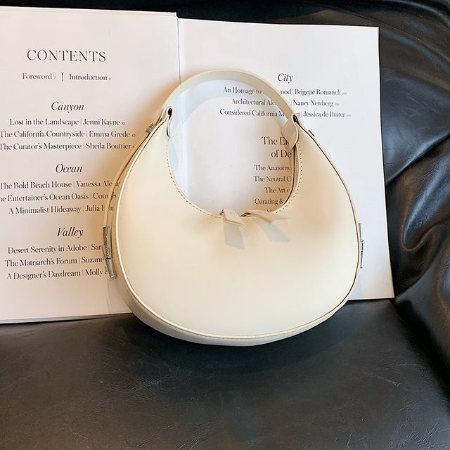 Bag Faux Shoulder Leather Zip