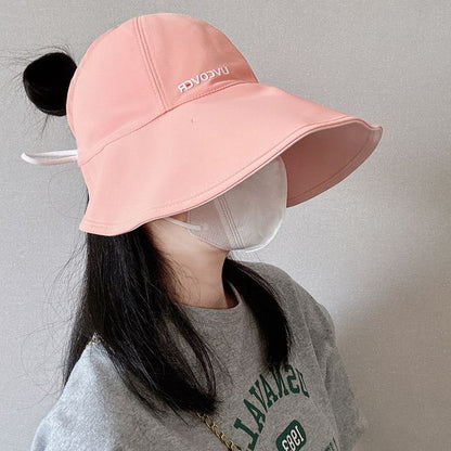 Lettering Open Top Sun Hat