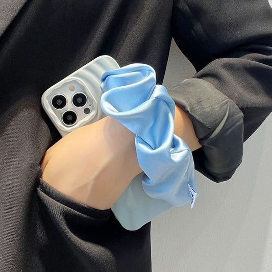 Shirred Fabric Strap Phone Case