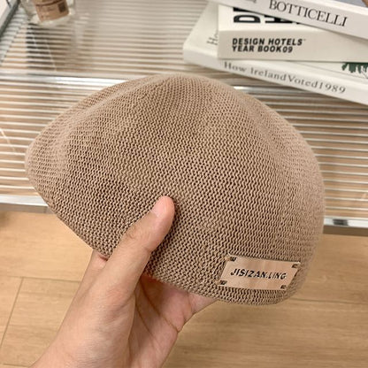 Lettering Beret Hat