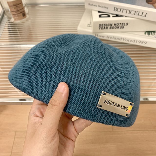 Lettering Beret Hat